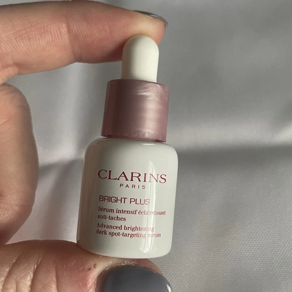 Clarins Paris Bright Plus Advanced Brightening Serum Trial Size 7 mL 0.2 Oz